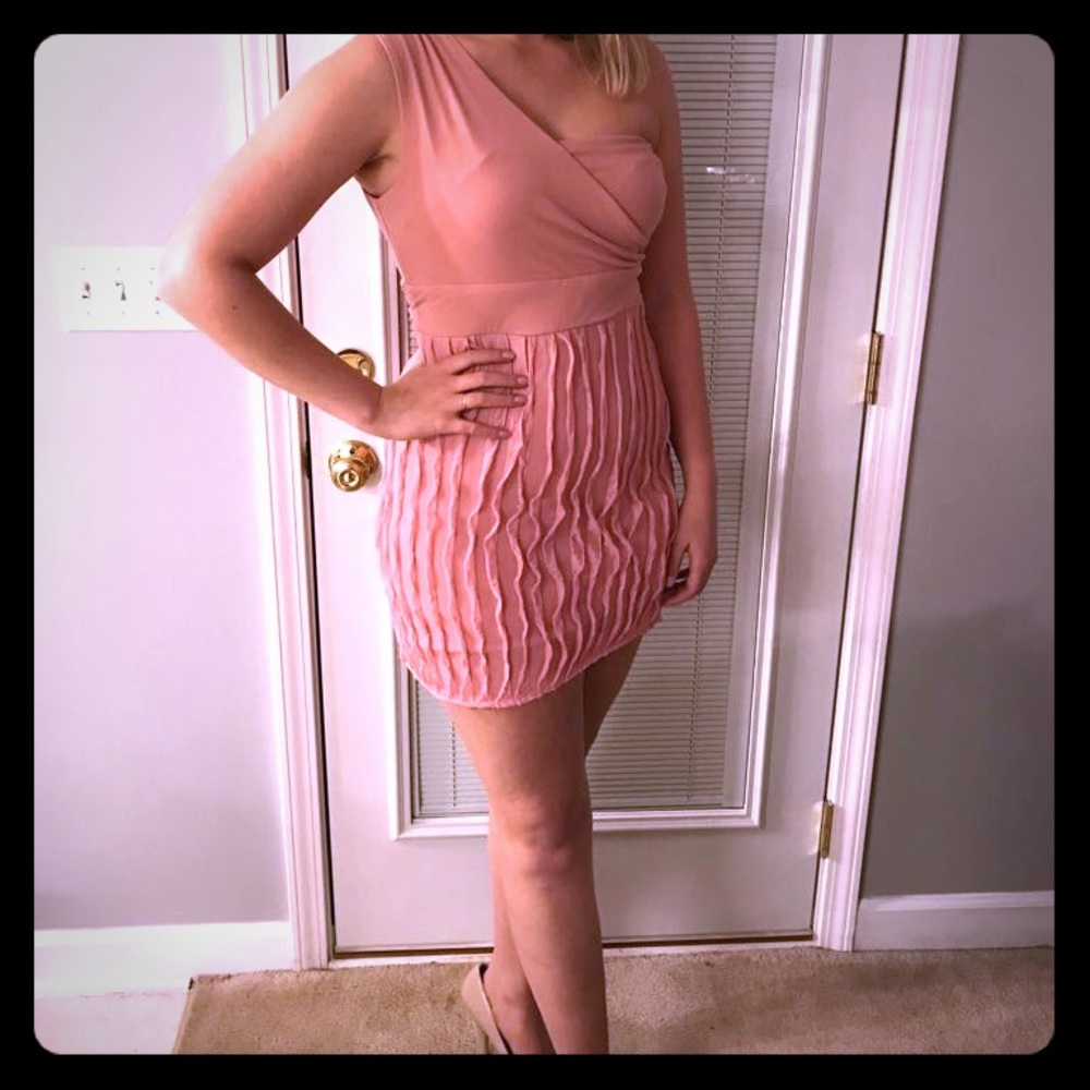 Pink dress by South African designer